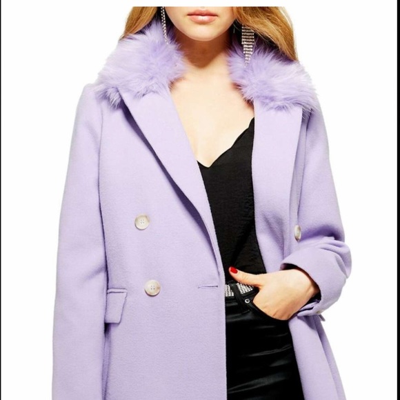 Topshop Jackets & Blazers - Topshop Naomi fur jacket